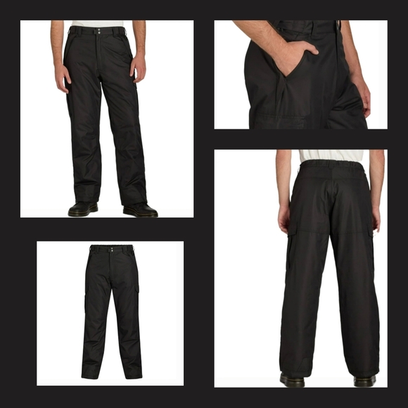 🆕Ozark Trail Men's Cargo Pocket Ski / Snow Pants - Small & Medium - NEW - Picture 1 of 6